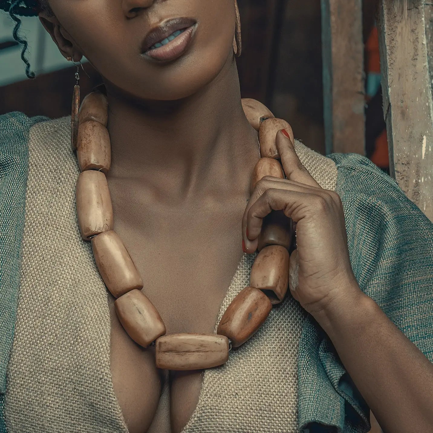 Cowhorn jumbo beads Kibonen