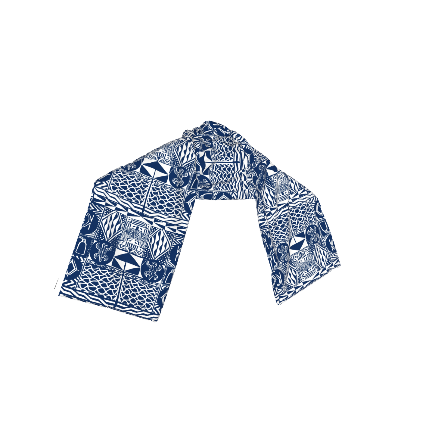 Tchida Scarf styled for both formal and casual layering