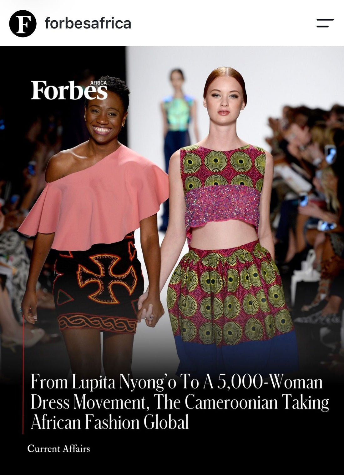 KiBONEN's Mäfo Dress movement Is Featured in Forbes Africa
