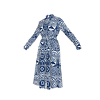 Fatime Cutton Front Shirt Dress Kibonen