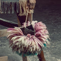 Feather Jujuhat clutch Kibonen