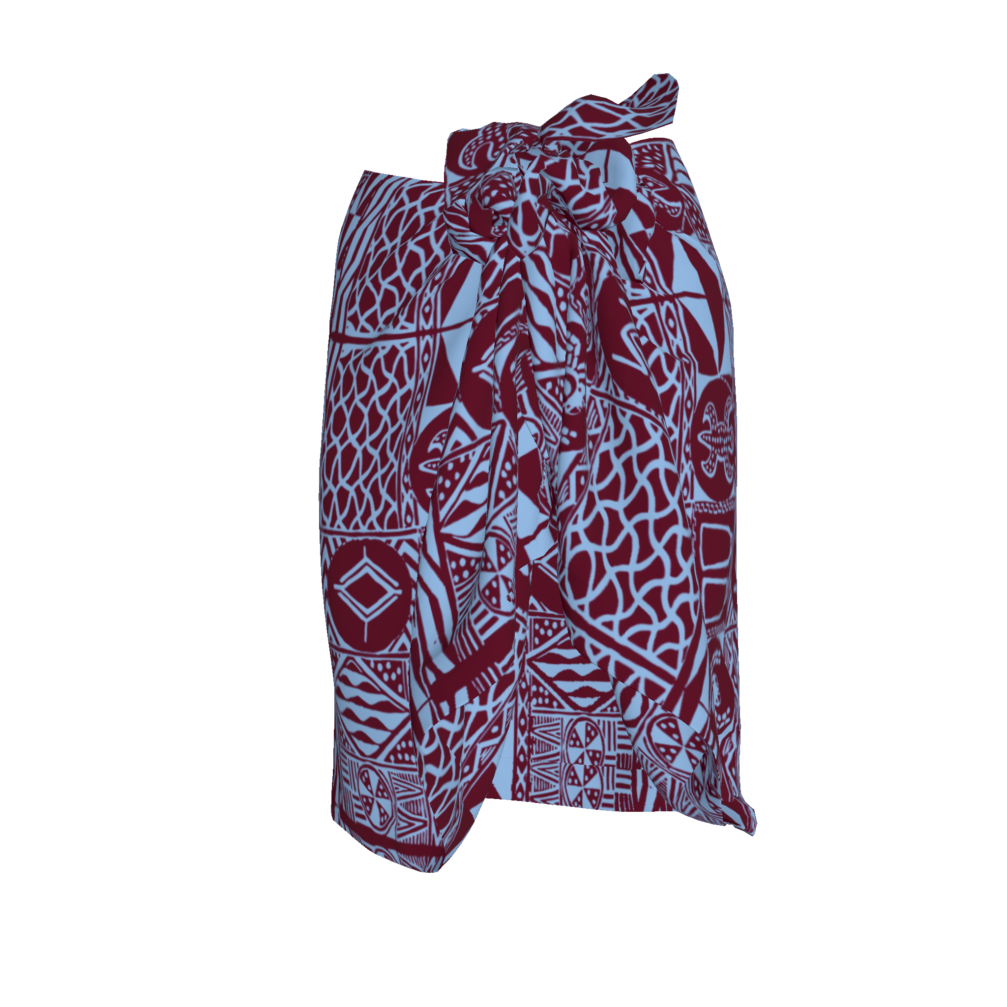 Kamga Short Sarong Skirt Kibonen