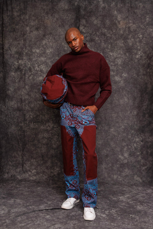 Ngansop two tones Carpenter Pants