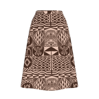 Front view of Ngassa Skirt showing intricate heritage print pattern
