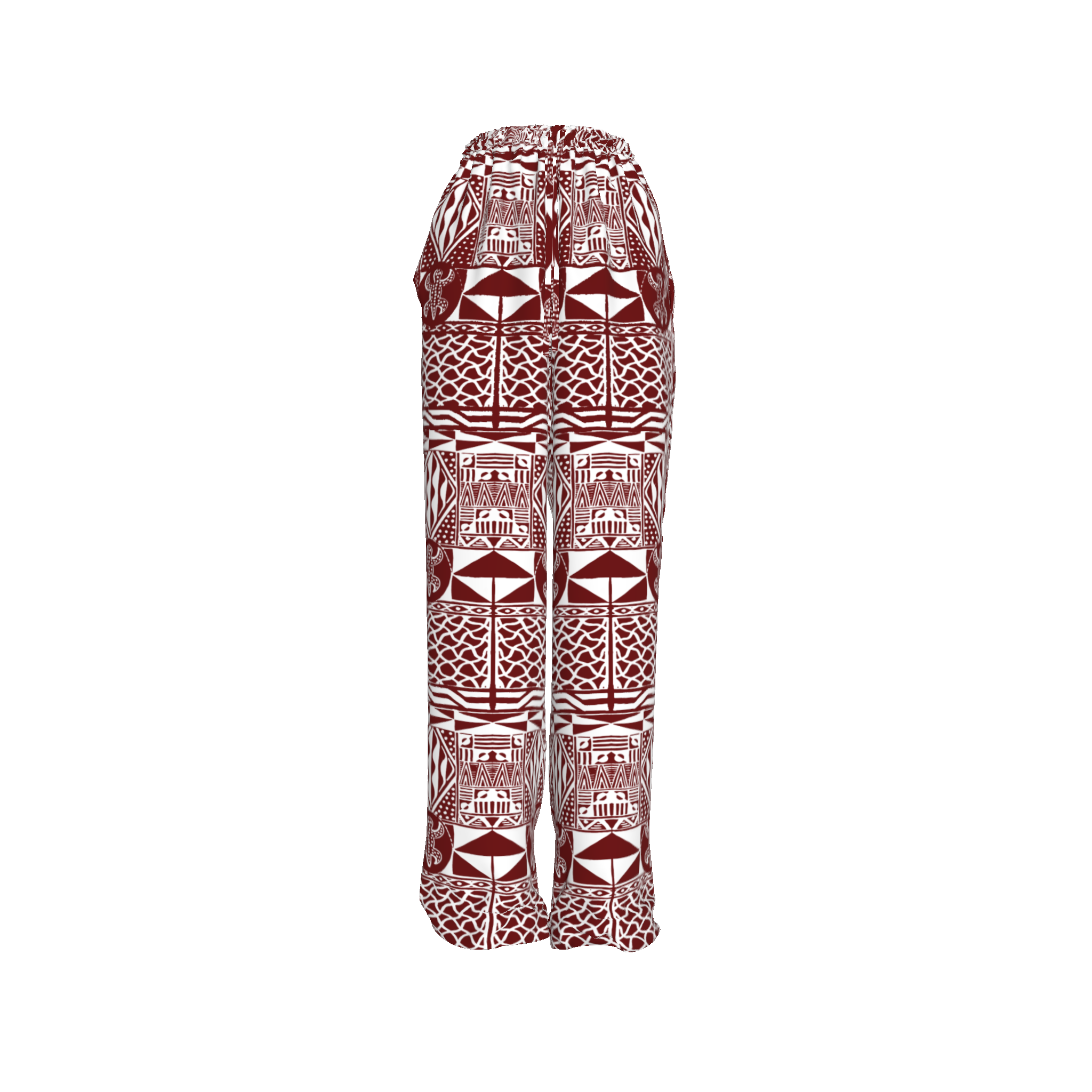 Ngwekam burgundy Pants Kibonen
