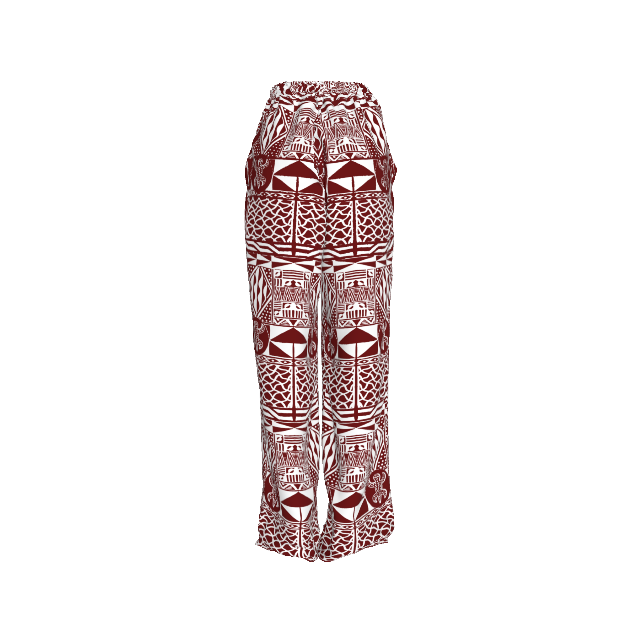 Ngwekam burgundy Pants Kibonen