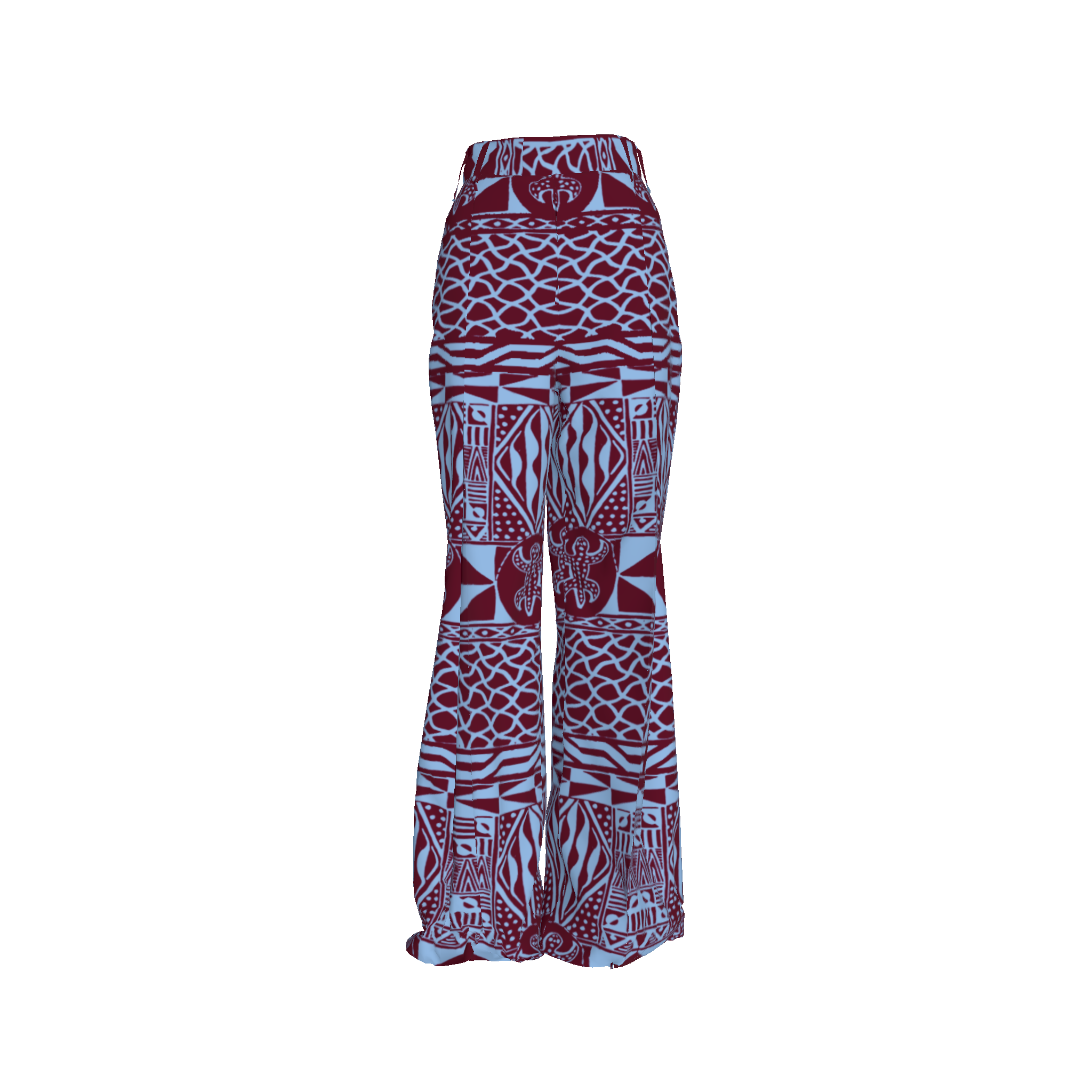 Njapou Burgundy Full Pants Kibonen