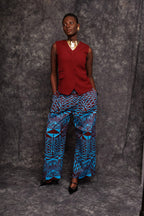 Njapou Burgundy Full Pants Kibonen