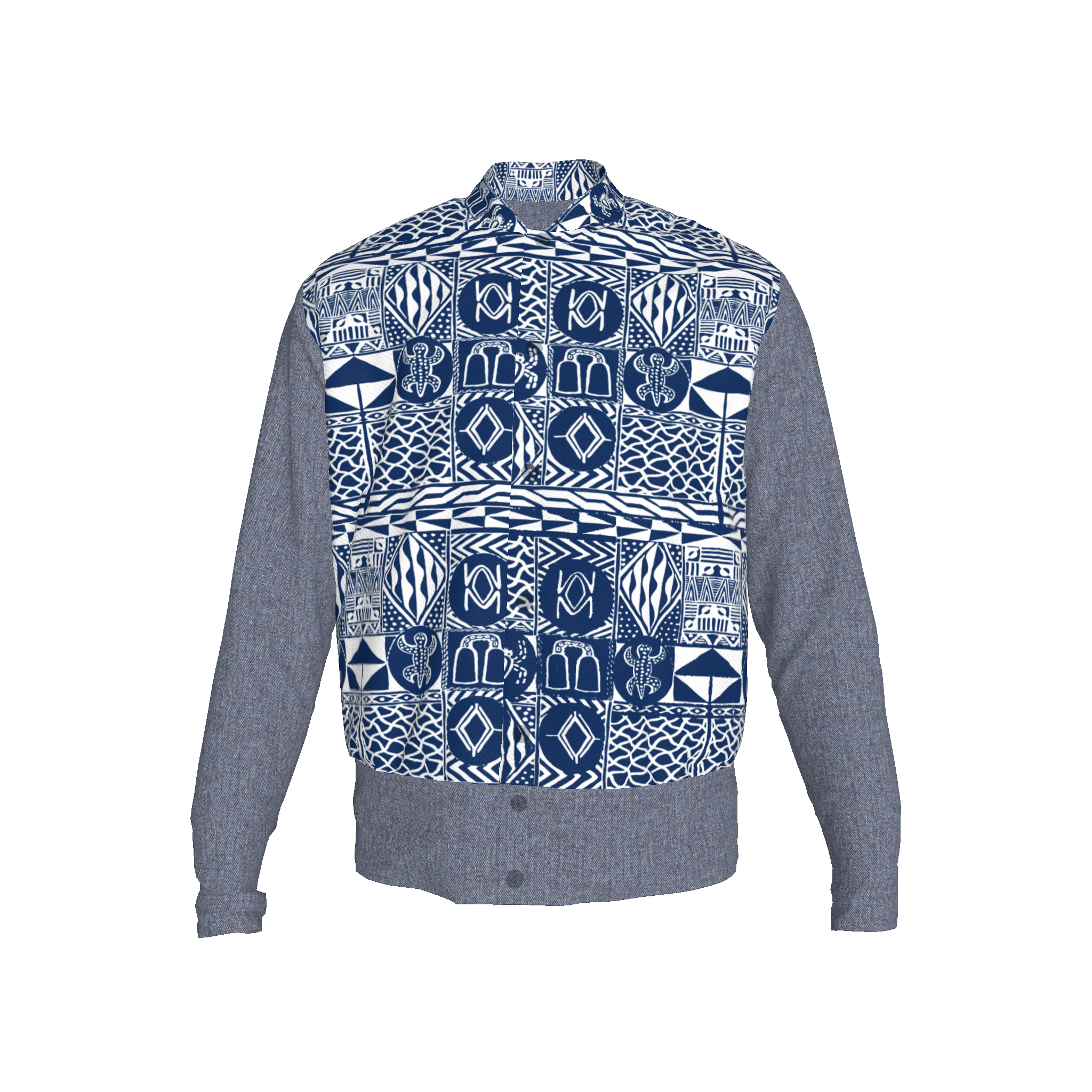 Njoya Bomber Denim Blue Kibonen