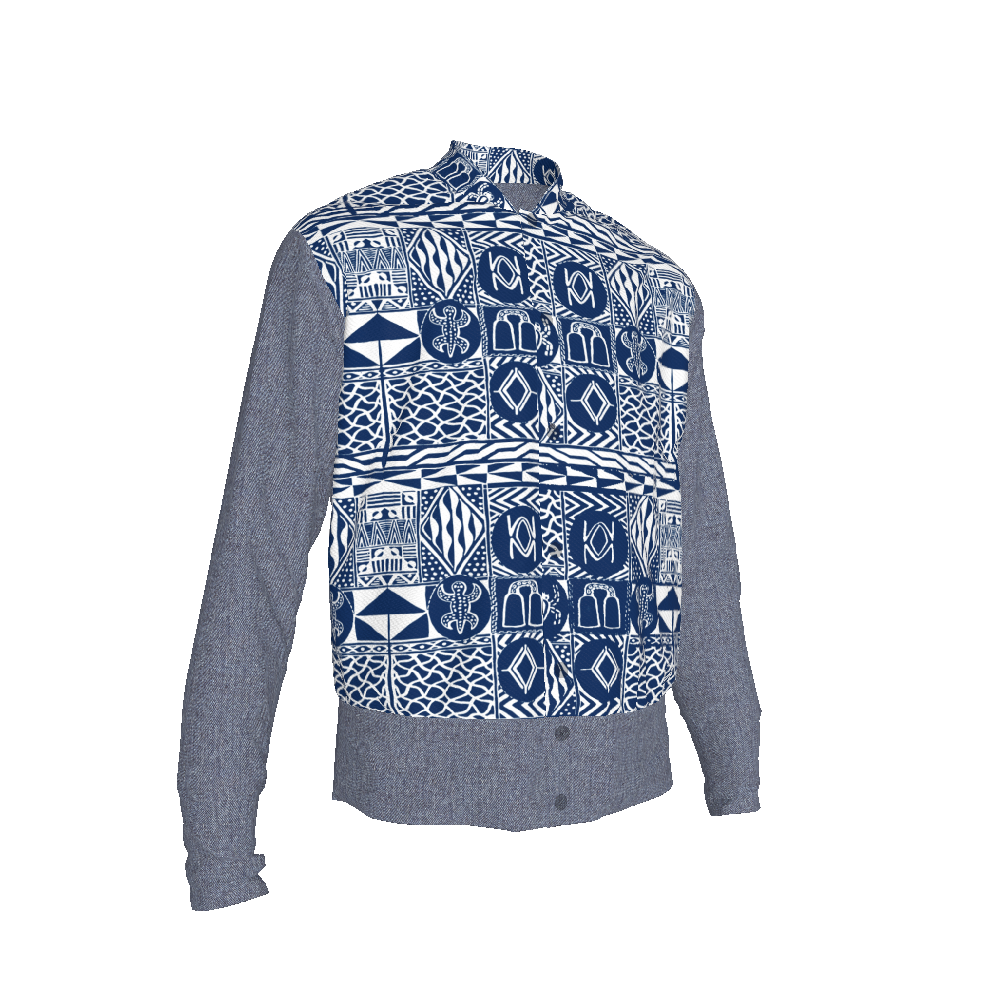 Njoya Bomber Denim Blue Kibonen