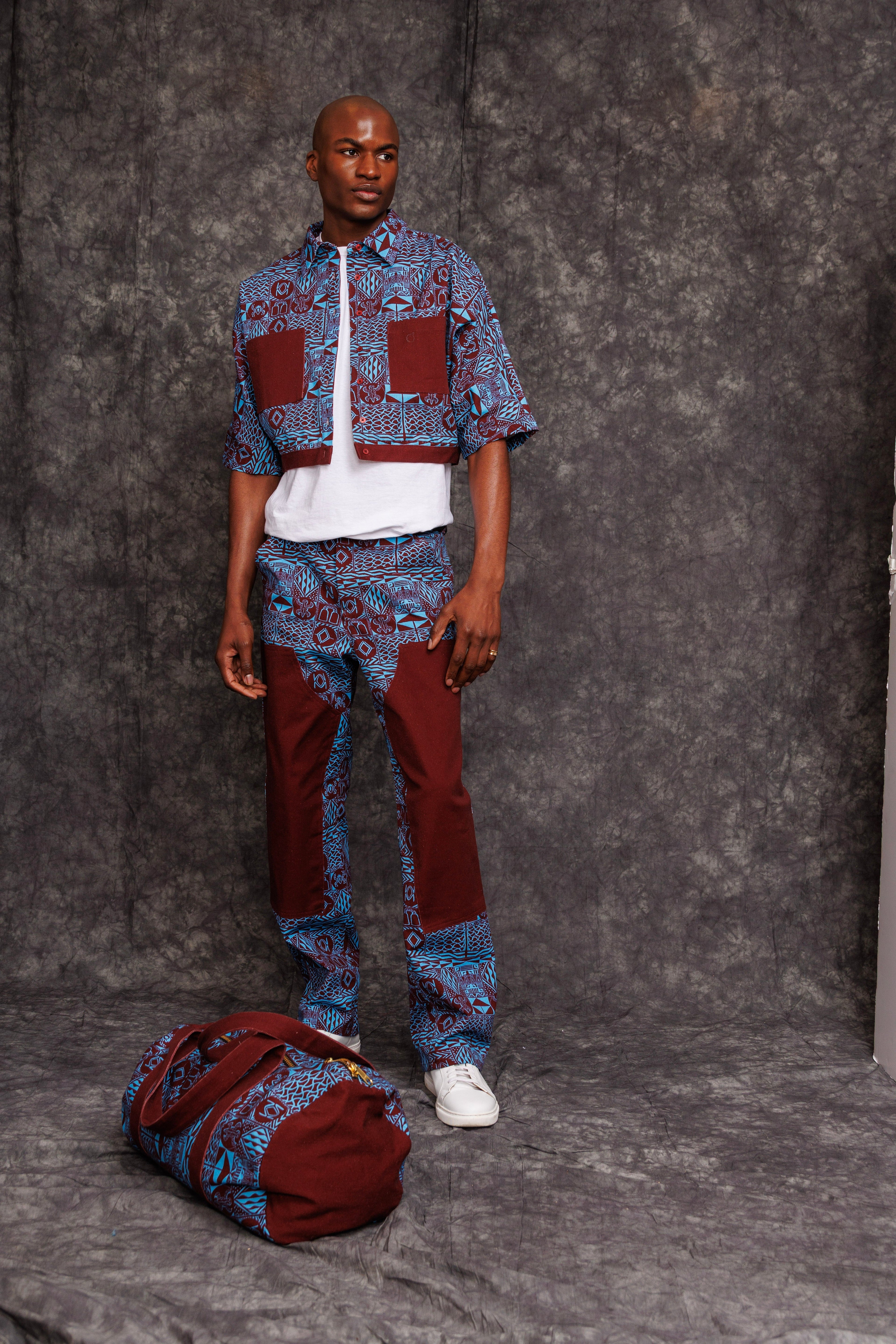 Noumbissi Kimono Sleeve Shirt | Men Kibonen