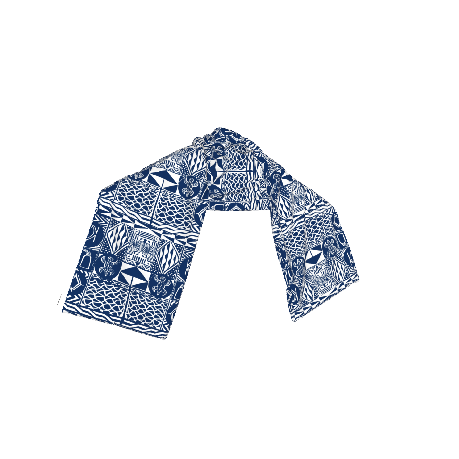 Tchida Scarf styled for both formal and casual layering