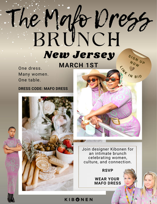Mafo Dress+ Brunch  Bundle -New Jersey