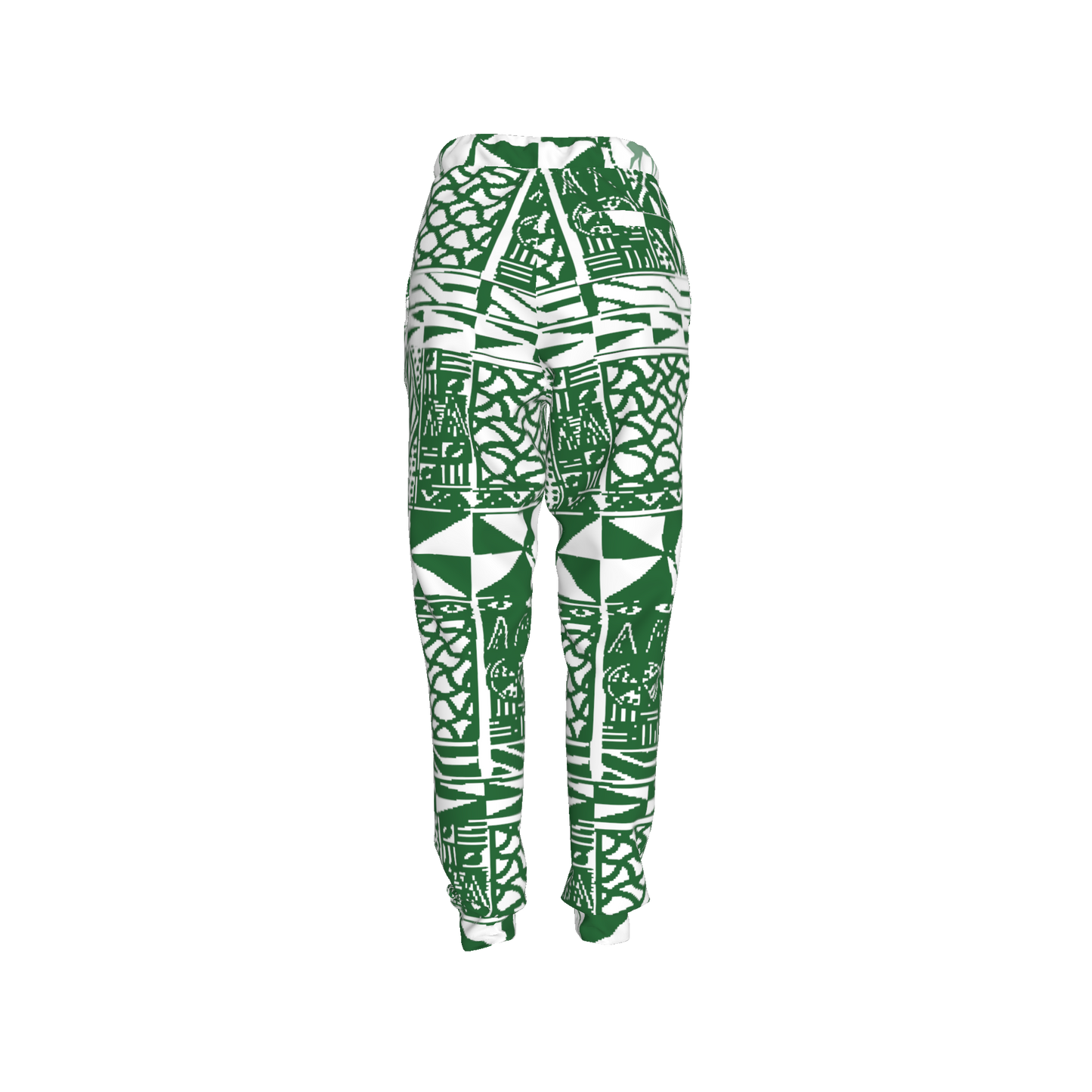 Green Women Holiday Joggers