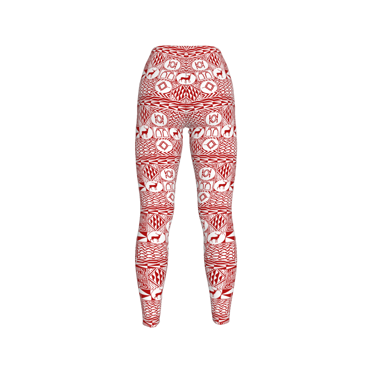 Bami Red Holiday Leggings