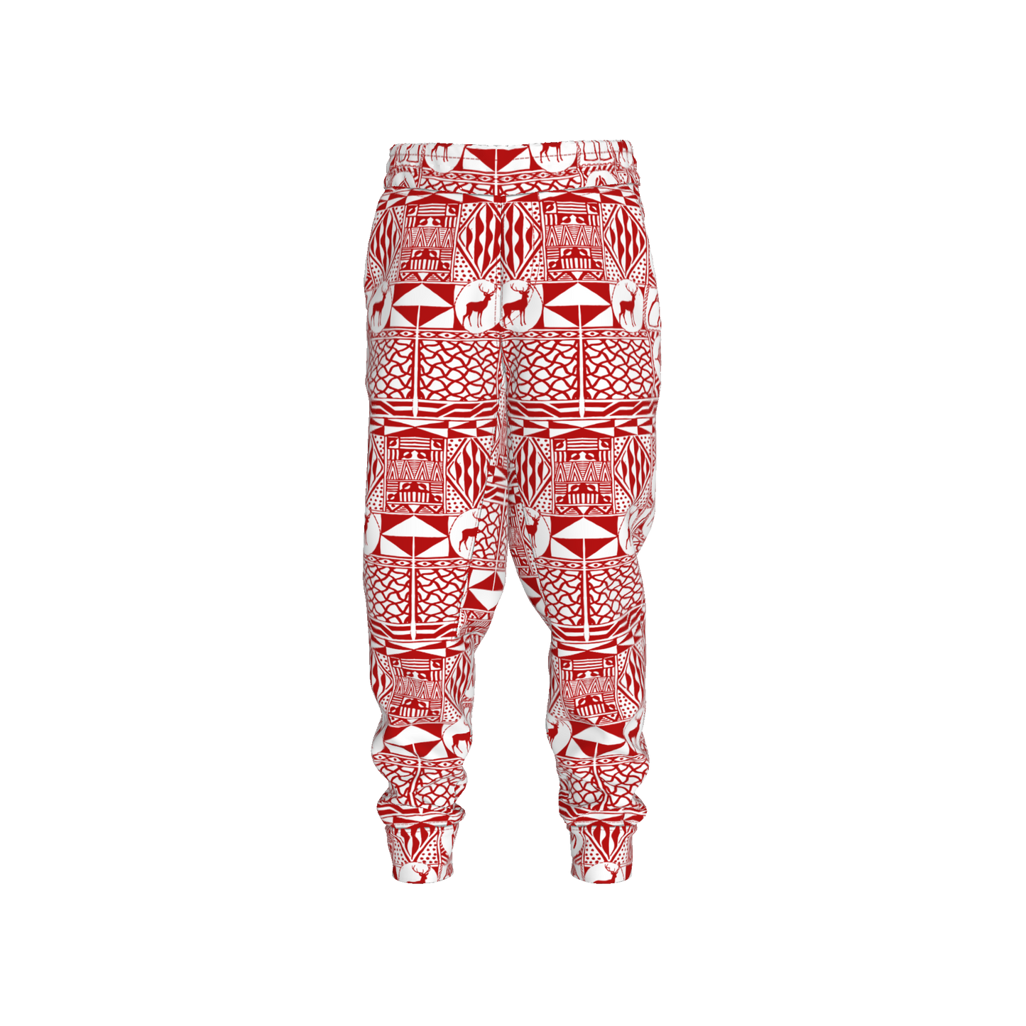 Bami Red Kids Holiday Joggers