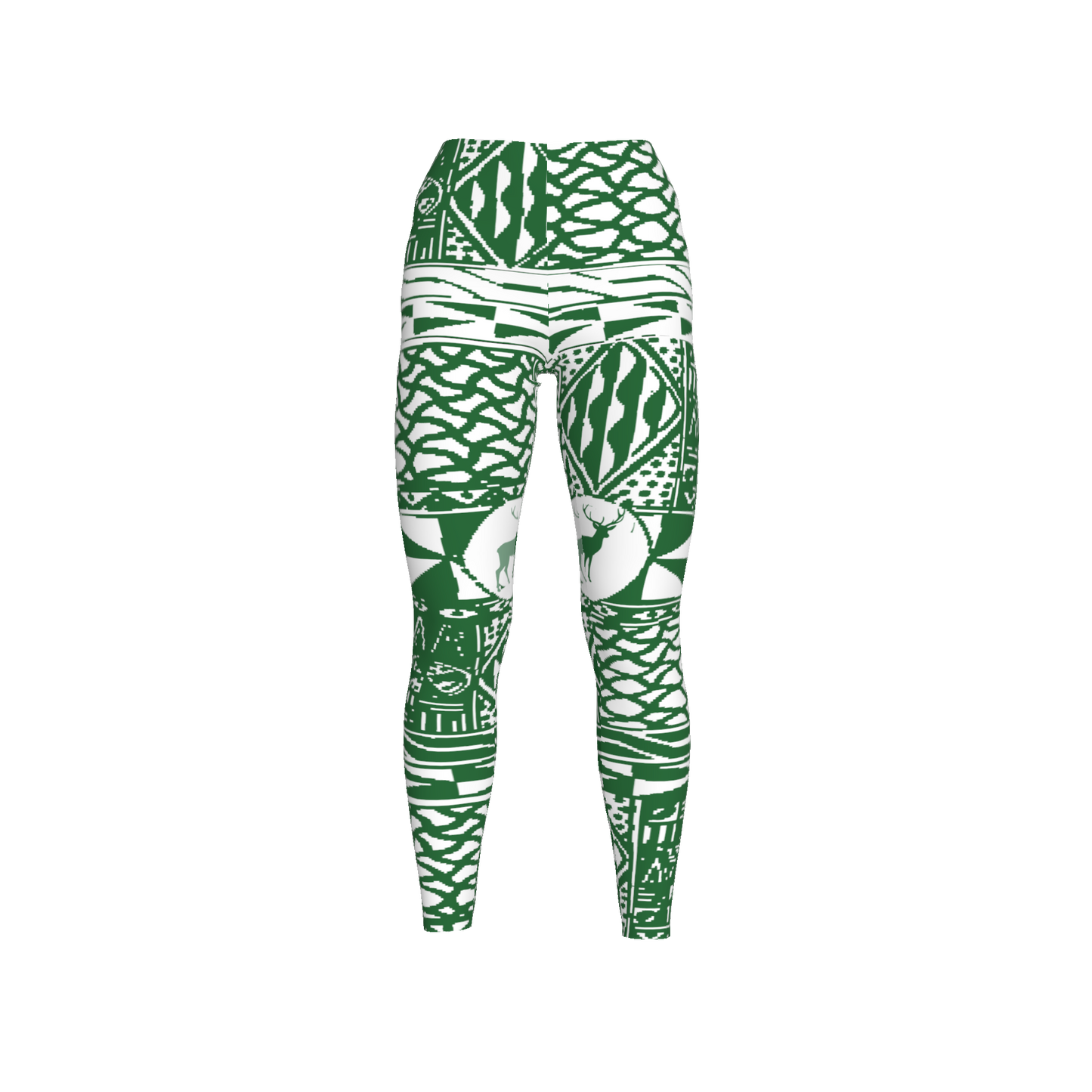 Bami Green Holiday Leggings