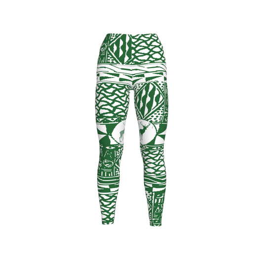 Bami Green Holiday Leggings