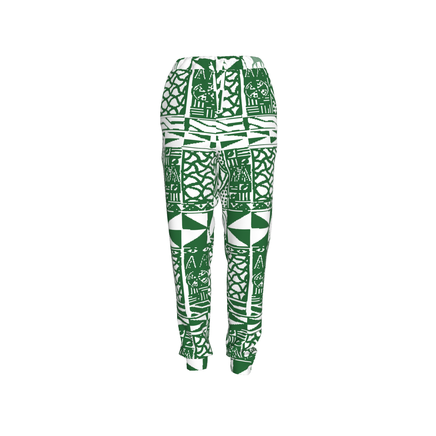 Green Women Holiday Joggers