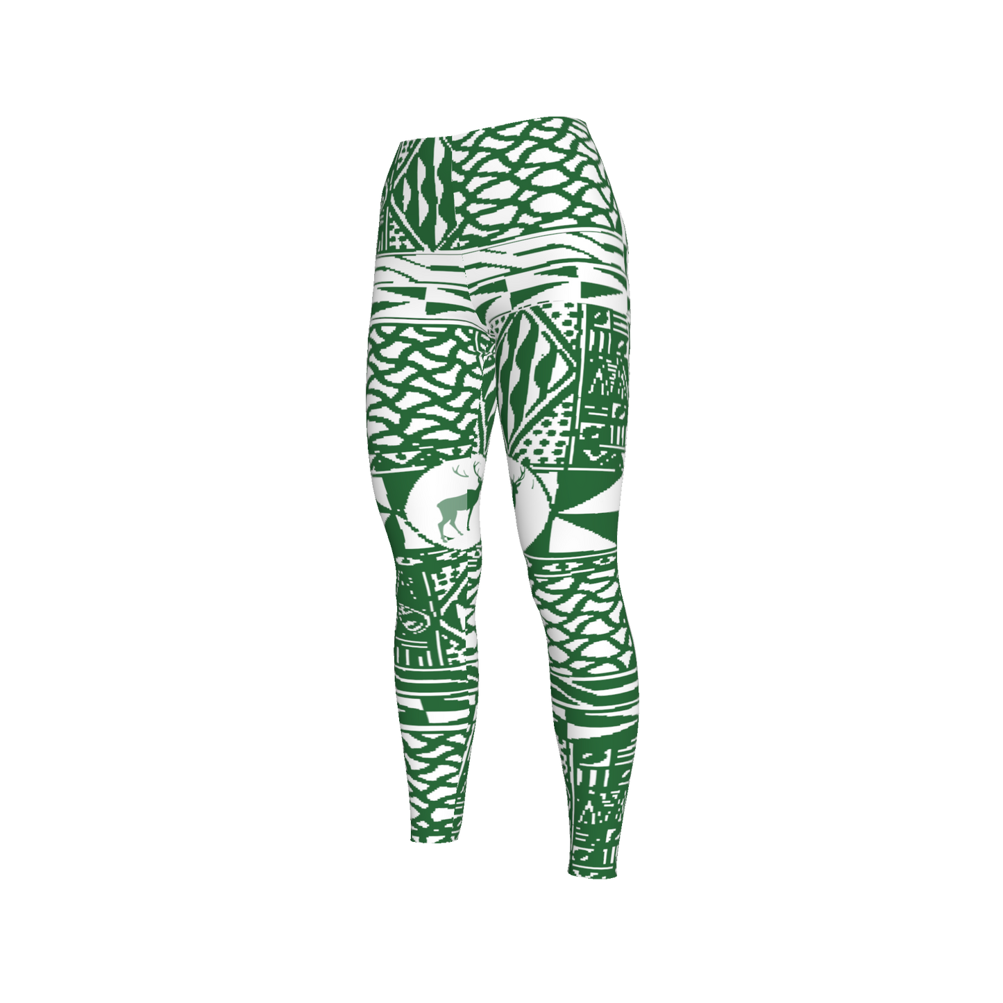 Bami Green Holiday Leggings