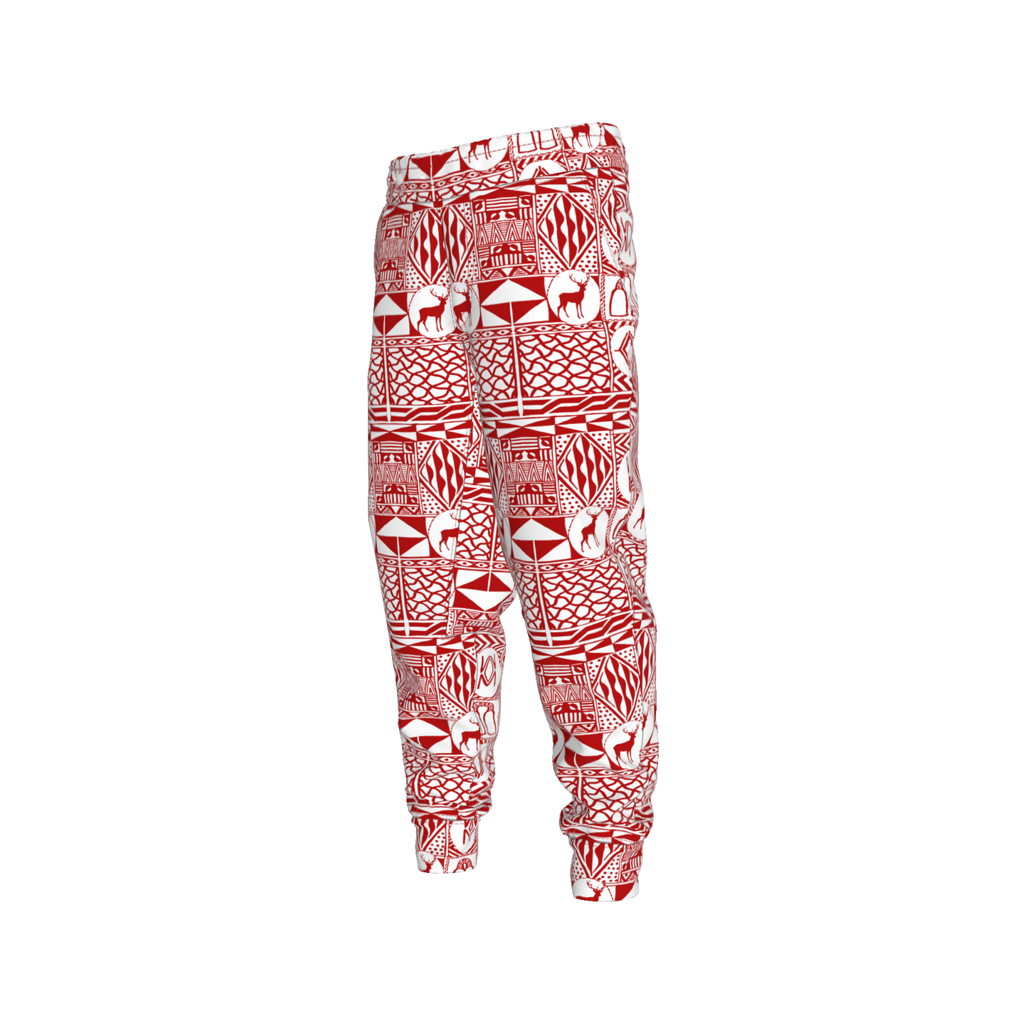 Bami Red Kids Holiday Joggers